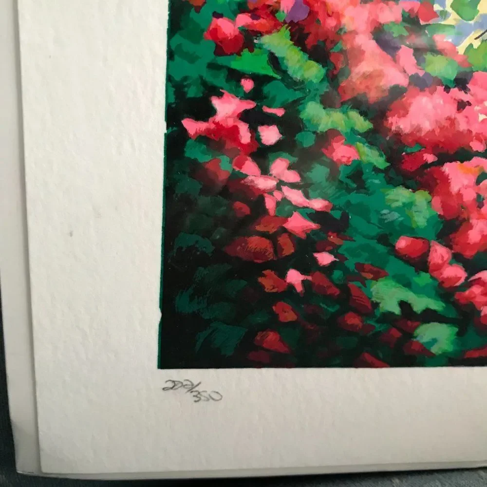 "Harborview" by Alex Pauker Serigraph - Picture 3 of 8